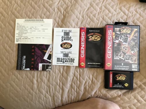 Boxing Legends of the Ring Sega Genesis Video Game Cart