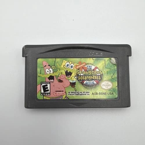 The SpongeBob SquarePants Movie (Nintendo Game Boy Advance) Tested Free Shipping