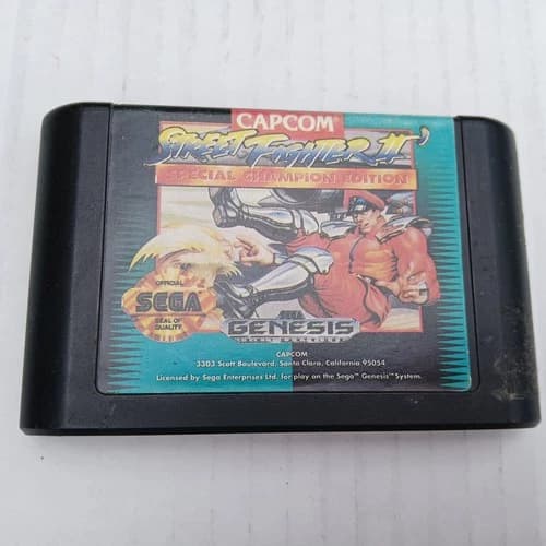 Street Fighter 2 II Special Champion Edition (Sega Genesis, 1993) Cart Only