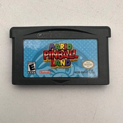 Mario Land Pinball Nintendo Game Boy Advance GBA - Used Cartridge Only