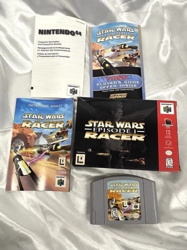 Star Wars Episode 1 Racer Nintendo N64 CIB Authentic CIB Complete w/ Manual