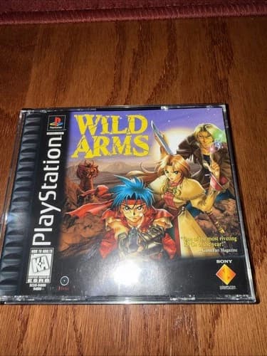 Wild Arms Sony PlayStation 1, 1997, Complete CIB PS 1