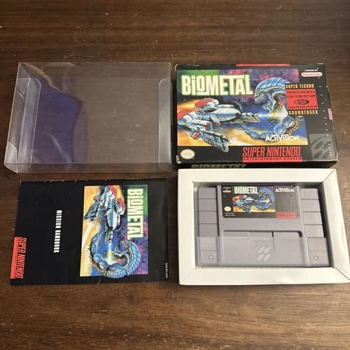 Biometal - Super Nintendo SNES - Complete CIB - Tested - Authentic