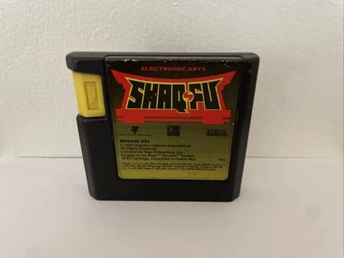 Shaq-Fu (Sega Genesis) Cartridge Tested Working Cleaned Ships Fast