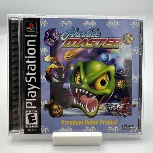 Marble Master (Sony PlayStation 1, 2002) Tested Complete CIB