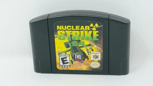 Nuclear Strike 64 (Nintendo 64, 1999) - Authentic, Cleaned & Tested