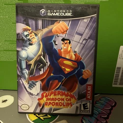Superman: Shadow of Apokolips Nintendo GameCube 2003 Complete Prestine
