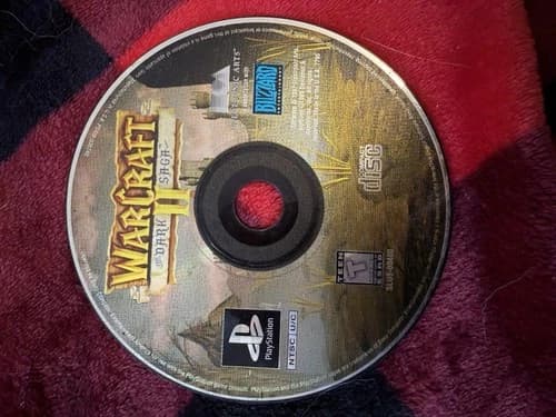 WarCraft II 2: The Dark Saga (Sony PlayStation 1 PS1) Disc Only