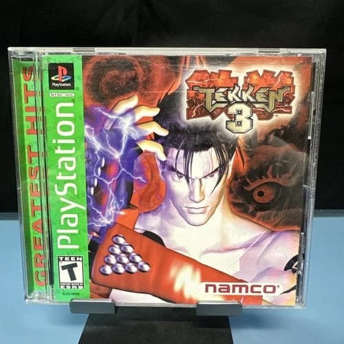 Tekken 3 PS1 Greatest Hit PlayStation 1 Complete in Box Tested Working