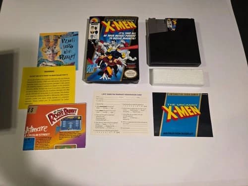 The Uncanny X-Men (Nintendo NES, 1989) ☆ Complete ☆