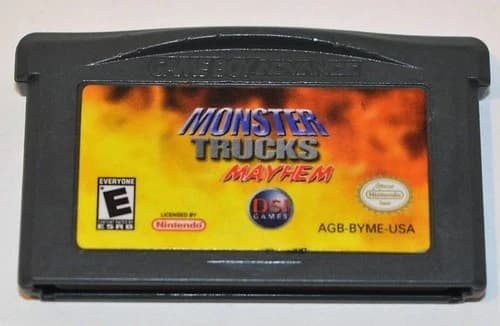 MONSTER TRUCKS MAYHEM NINTENDO GAMEBOY ADVANCE SP GBA