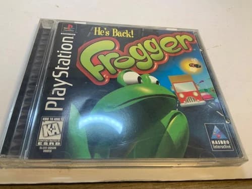 VTG Frogger PS1 PlayStation 1 Complete CIB Black label