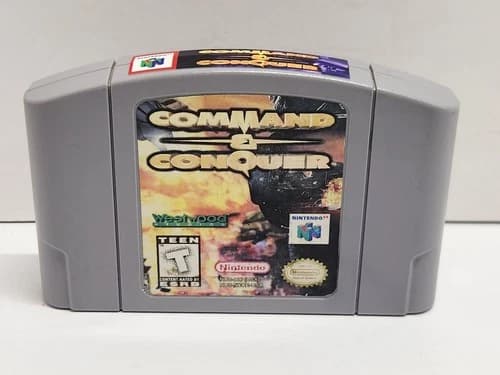 Command and Conquer Nintendo 64 N64 Authentic Tested Cartridge Only