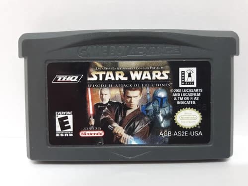 Star Wars: Episode II: Attack of the Clones (Nintendo GBA, 2002) Tested Works!