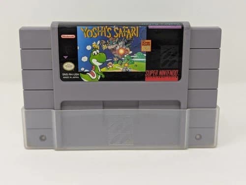 Yoshi’s Safari SNES Super Nintendo Tested & Working Authentic