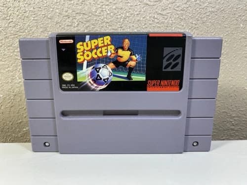 Super Soccer SNES Authentic, Cart only, NEAR MINT CONDITION, TESTED