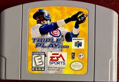 Triple Play 2000 - Nintendo 64 (N64) Cleaned Tested Works Great!