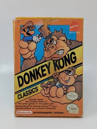 Donkey Kong Classics (Nintendo NES, 1988) - CIB Complete