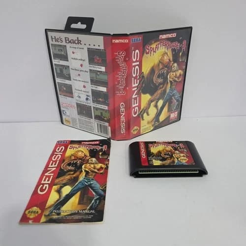 Splatterhouse 3 CIB (Sega Genesis, 1993) CIB Complete Manual Authentic VF NICE!