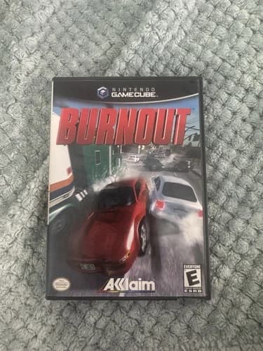 Burnout (Nintendo GameCube, 2002) - Complete Acclaim 2 Player Dolby Manual