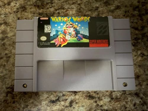 Wario's Woods - Super Nintendo SNES