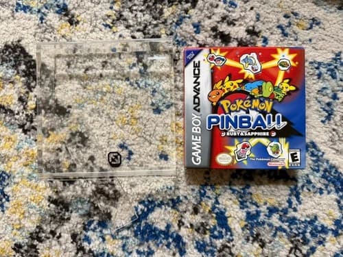 CLEAN Pokemon Pinball Ruby Sapphire Nintendo Gameboy Advance GBA Complete CIB