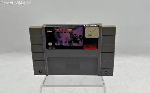 Vintage Choplifter III (3) Video Game Cartridge For Super Nintendo (SNES) - 1991