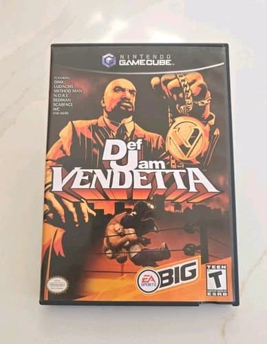 Def Jam Vendetta (Nintendo GameCube, 2003) CIB Complete, Tested-Black Label
