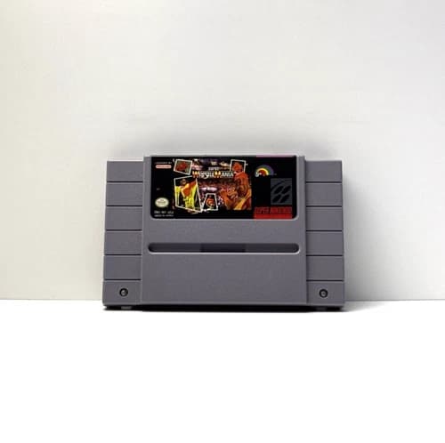 WWF Super WrestleMania Nintendo SNES Authentic Cartridge Refurbished Tested