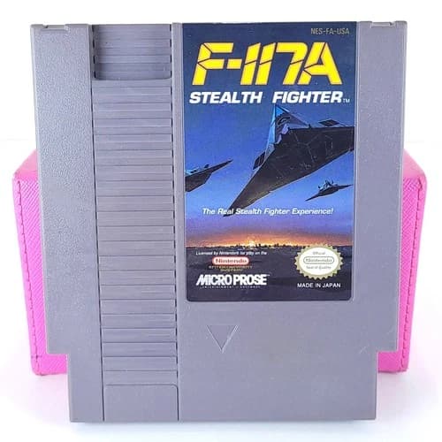 NES Nintendo F-117A Stealth Fighter Cartidge Only
