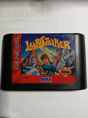 Landstalker (Sega Genesis, 1993) Cartridge
