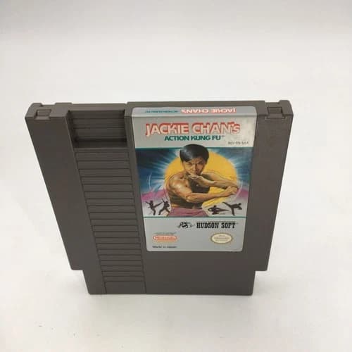 Jackie Chan's Action Kung Fu Nintendo NES - Authentic Game Cartridge