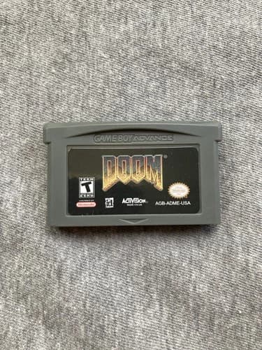 Doom Game Boy Advance Video Game Cartridge Gba