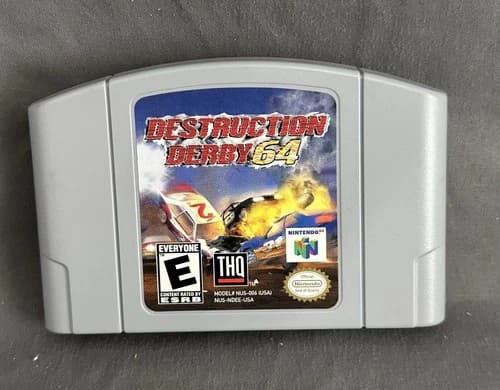 Destruction Derby 64 (Nintendo 64, N64, 1999) Authentic cartridge Game Only