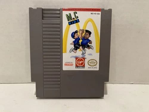 M.C. Kids (Nintendo NES) McDonalds Game Authentic Tested And Working