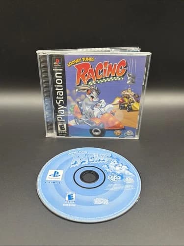 Looney Tunes Racing (PS1 PlayStation 1) Complete CIB BLACK LABEL Tested 🔥
