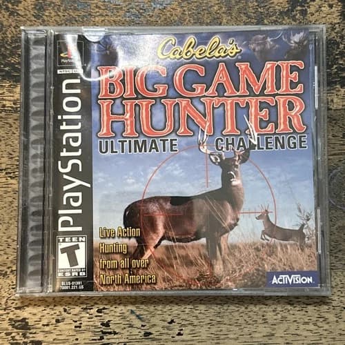 Cabela's Big Game Hunter: Ultimate Challenge (Sony PlayStation 1, 2001)