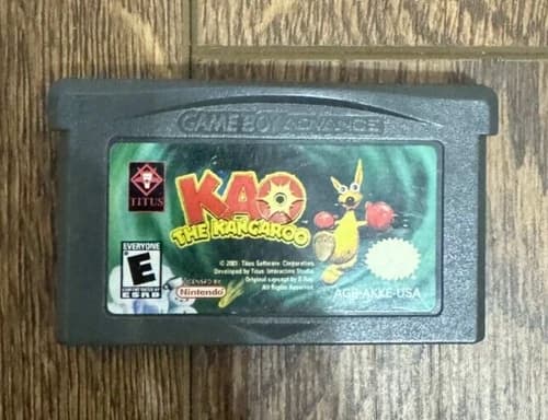 Kao the Kangaroo (Nintendo GameBoy Advance, GBA) Game Cartridge Only *TESTED*