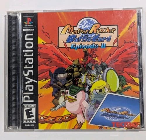Monster Rancher Battle Card: Episode II (Sony PlayStation 1, 2000) *Tested*