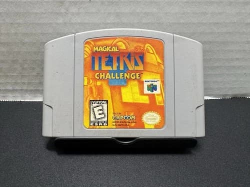 Magical Tetris Challenge Nintendo 64 N64 Authentic Tested Working Cartridge Only