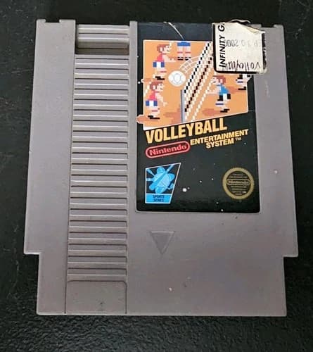 NES Vintage Volleyball Game Cartridge