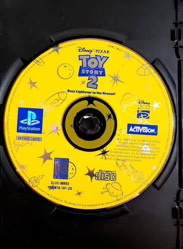Toy Story 2 Buzz Lightyear to the Rescue (Sony PlayStation 1 1999) PS1 DISC ONLY