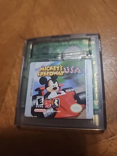 Mickey's Speedway USA (Nintendo Game Boy Color, 2001) GBC Tested & Working