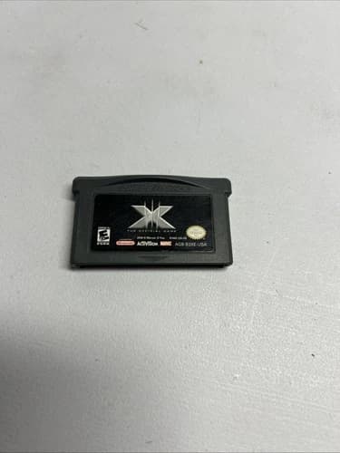 X-Men: The Official Game Game Boy Advance Nintendo GBA Marvel Works Tested