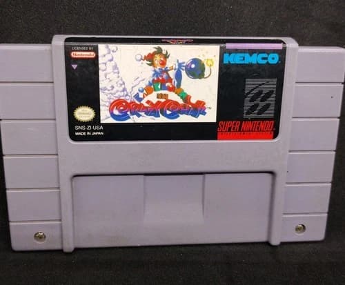 Kid Klown in Crazy Chase for Super Nintendo (SNES) Authentic Cart Only Working