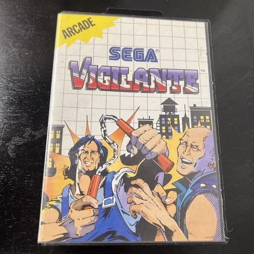 Vigilante (Sega Master System SMS) Authentic Complete CIB Game Very Good Shape