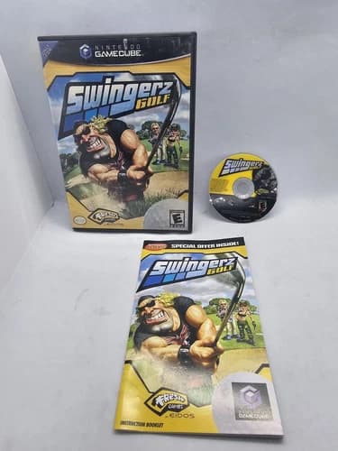 Swingerz Golf (Nintendo GameCube, 2002) Complete Tested And Working