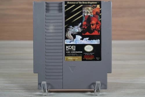 NES Nintendo Romance of the Three Kingdoms Cart GENUINE AUTHENTIC TESTED