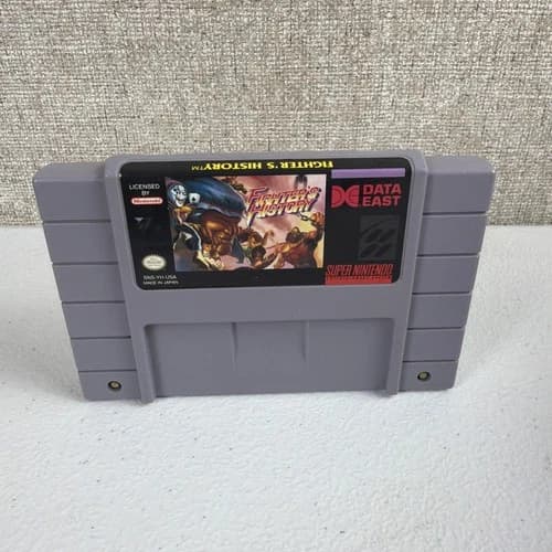 Fighter's History (Super Nintendo entertainment System Snes) Cart Only Tested