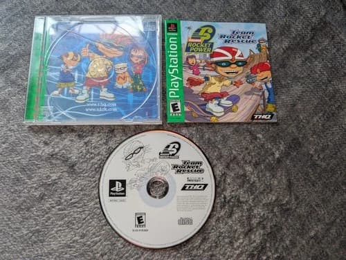 Rocket Power Team Rocket Rescue for Playstation PS1 Complete/CIB! Tested & Works